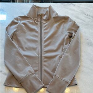 Abercrombie kids Beige Zip-Up Jacket Sz 7/8
